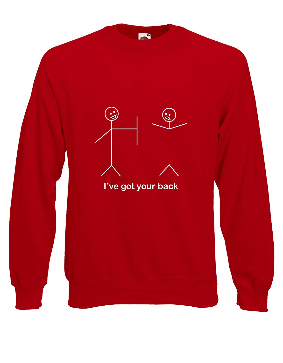 1172x1500 i`ve got your back funny drawing jumper sweater pullover top