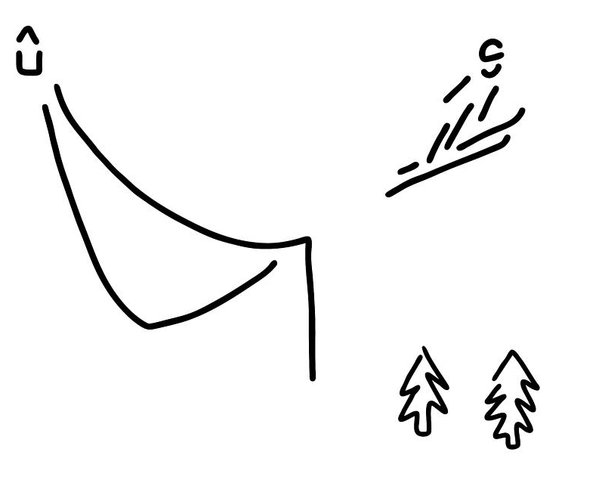 599x480 ski jumper digs ski jumping fly poster