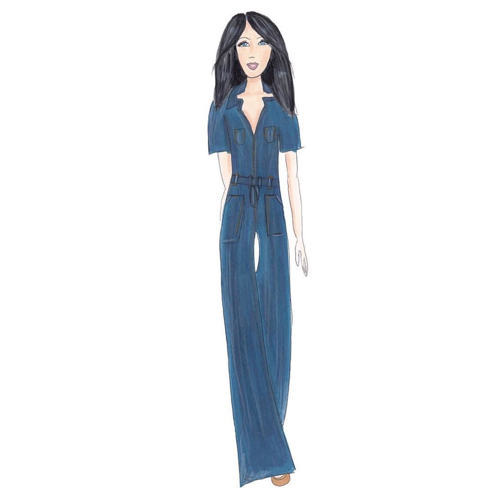 1000x1000 denim jumpsuit denim ink design