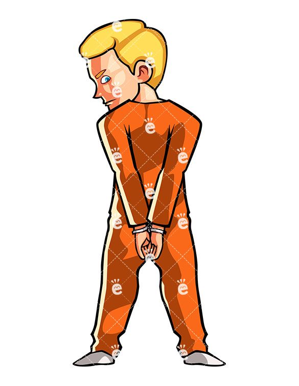 585x755 handcuffed inmate in orange prison jumpsuit caucasian