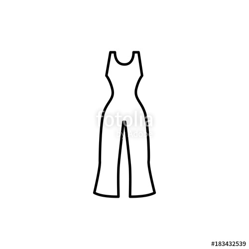 500x500 Jumpsuit Icon Illustration Stock Image And Royalty Free Vector