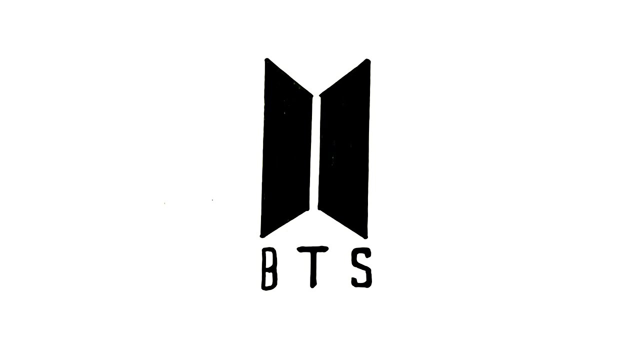 1280x720 How To Draw The Bts Logo