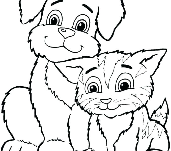 678x600 Coloring Pages For Kids Animals
