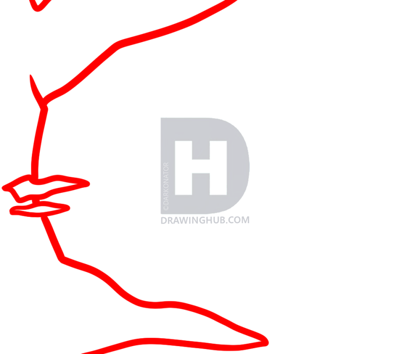 843x720 How To Draw A Jungle For Kids, Step