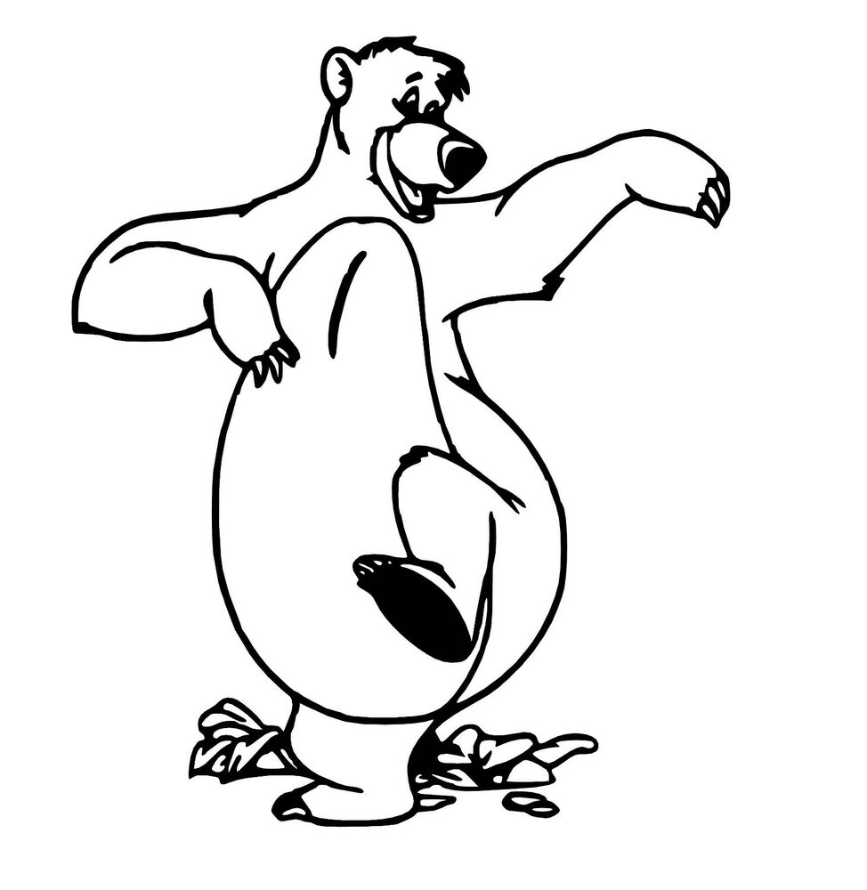 974x1000 Jungle Book Vinyl Toy Box Decal Sticker Ebay