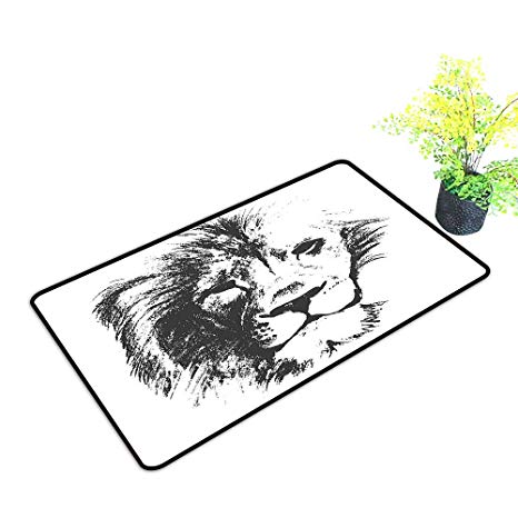 466x466 Gmnalahome Waterproof Indoor Door Mat The King