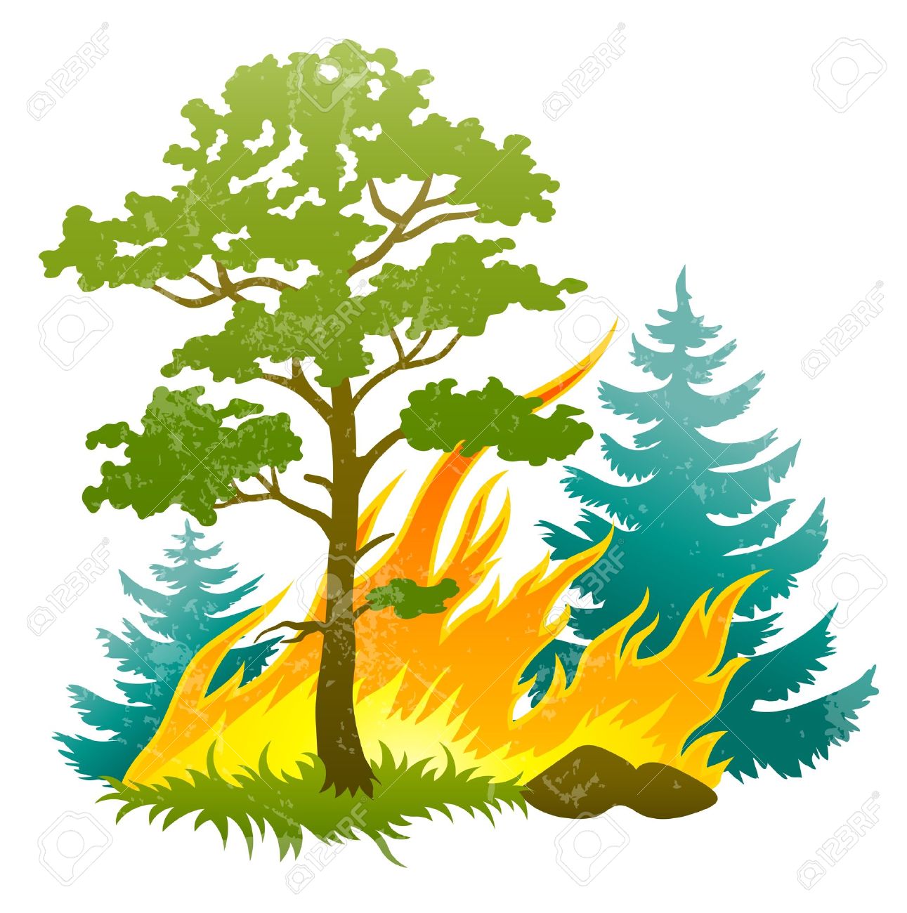 1291x1300 Collection Of Free Wood Clipart Forest Drawing Amusement
