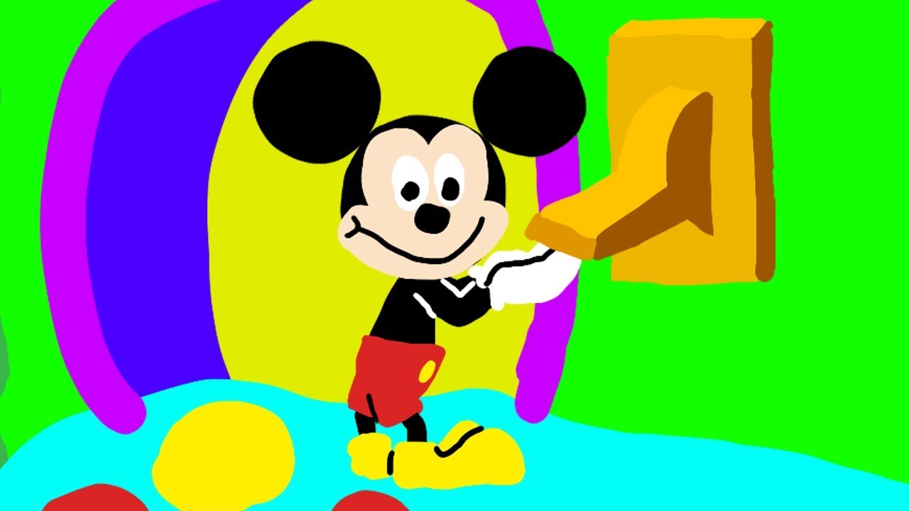 1280x720 Mickey Mouse Club House Giant Switch! Drawing Speed Art
