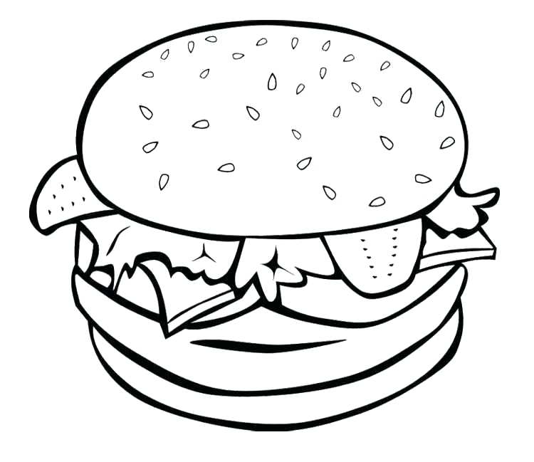 750x649 fast food coloring pages color draw so cute klubfogyas