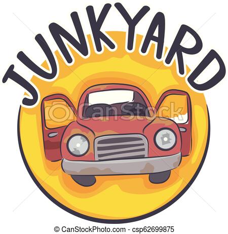 450x462 junk yard icon illustration illustration of a junkyard icon