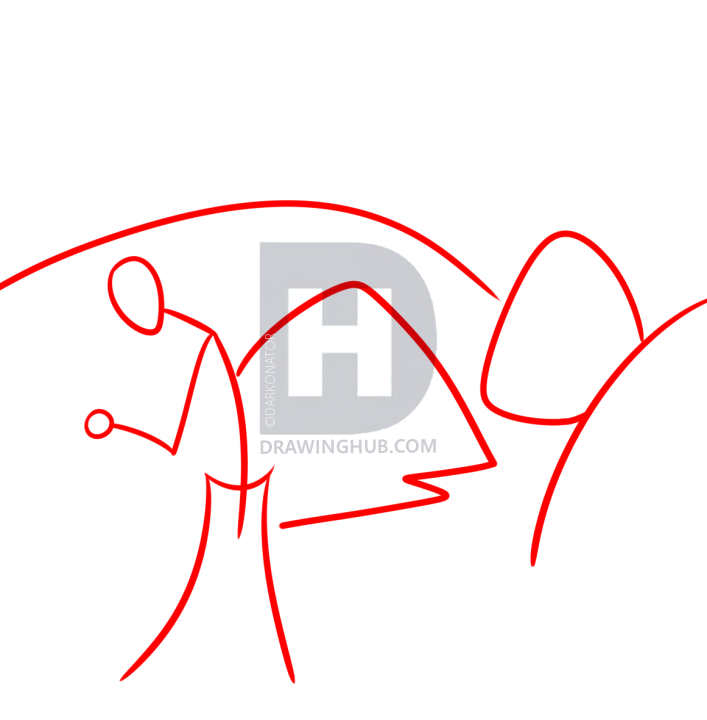 707x720 drawing a junkyard, step