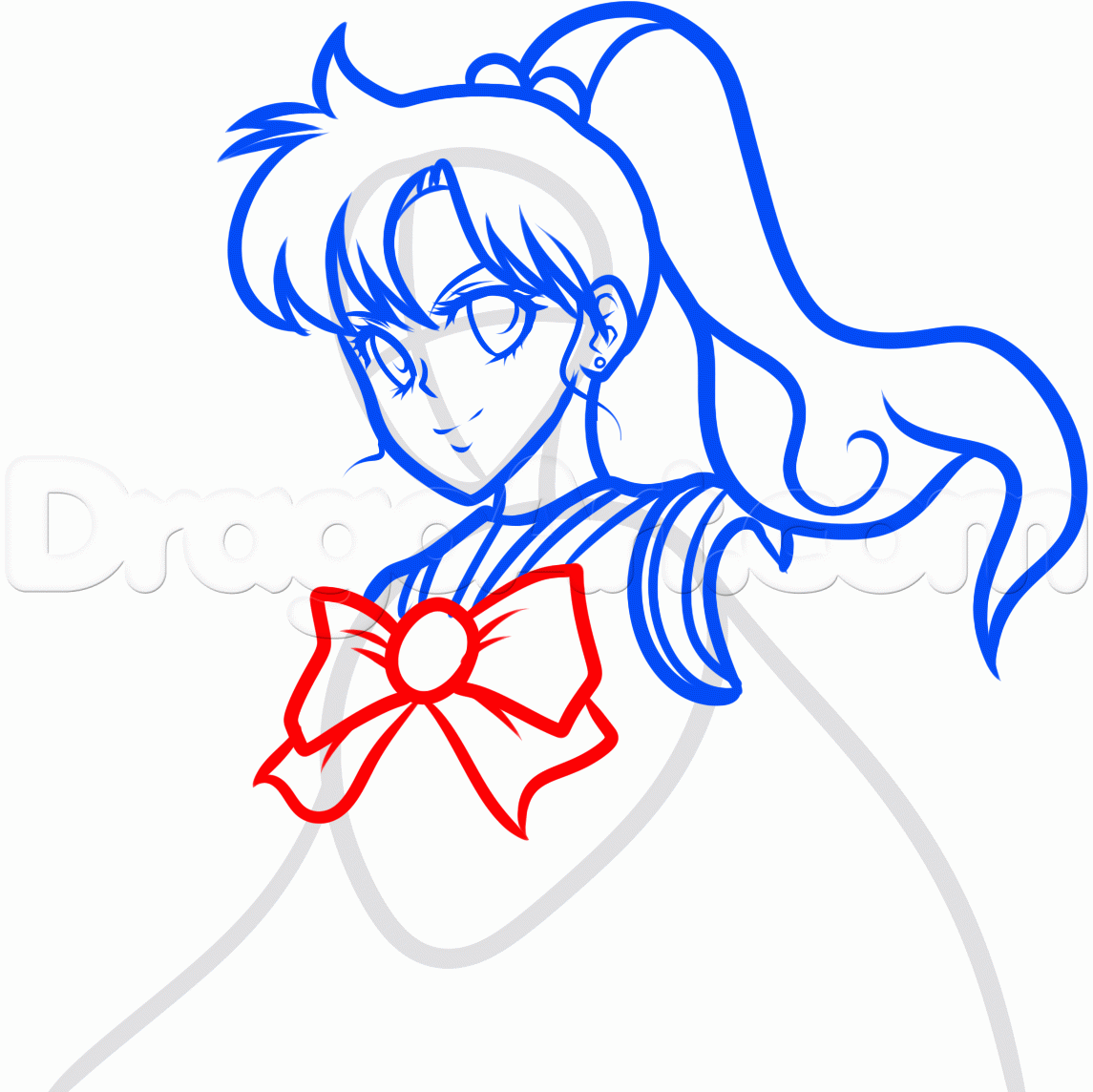 1145x1144 Draw Sailor Jupiter, Step