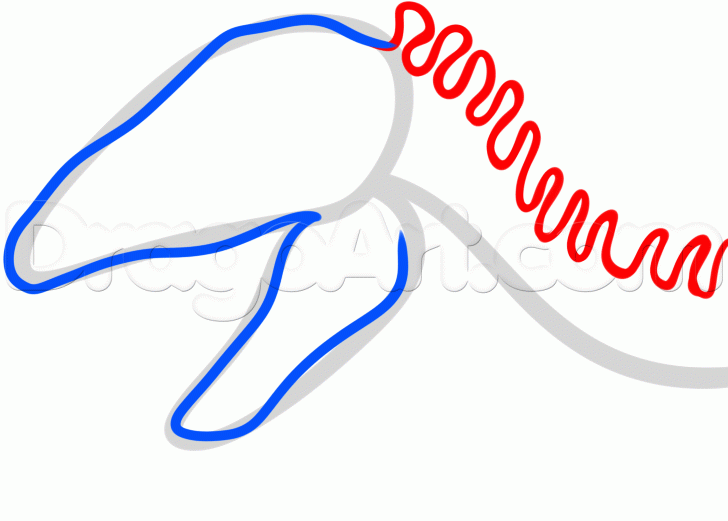 728x521 How To Draw Jurassic Park, Step