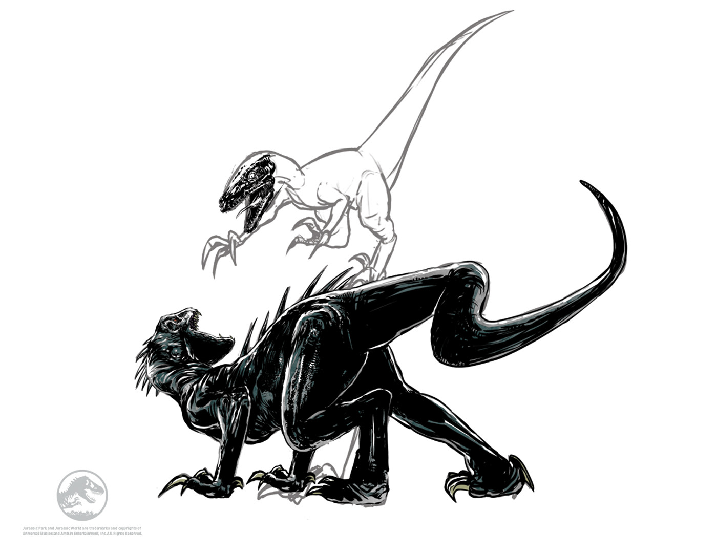 1400x1082 jurassic world fallen kingdom style guide on behance