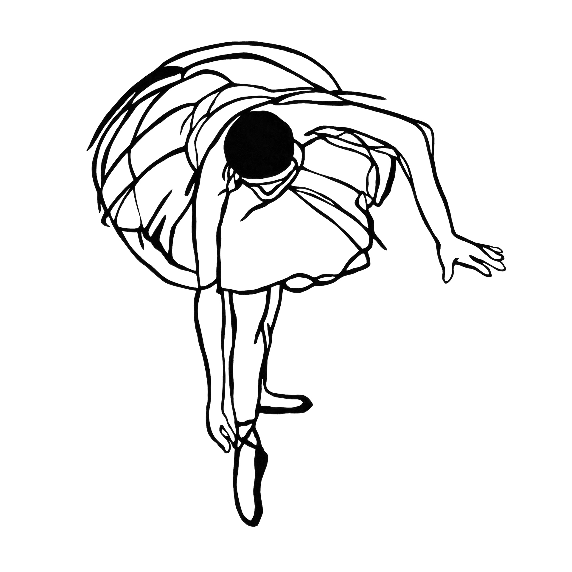 1920x1920 ella richards' scissors drawing technique creates simple but