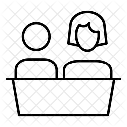 256x256 jury icon of line style