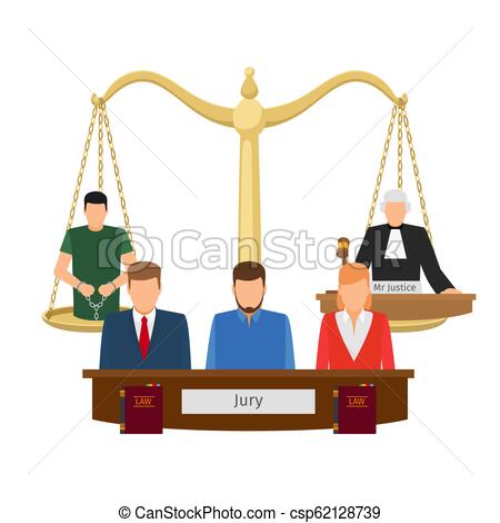 450x470 justice concept with scales justice concept vector illustration