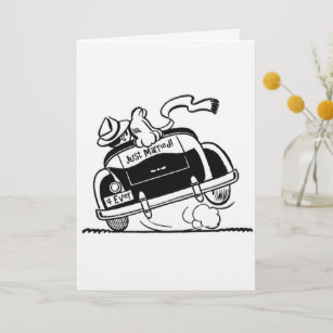 307x307 Just Married Car Invitations Announcements Zazzle Au
