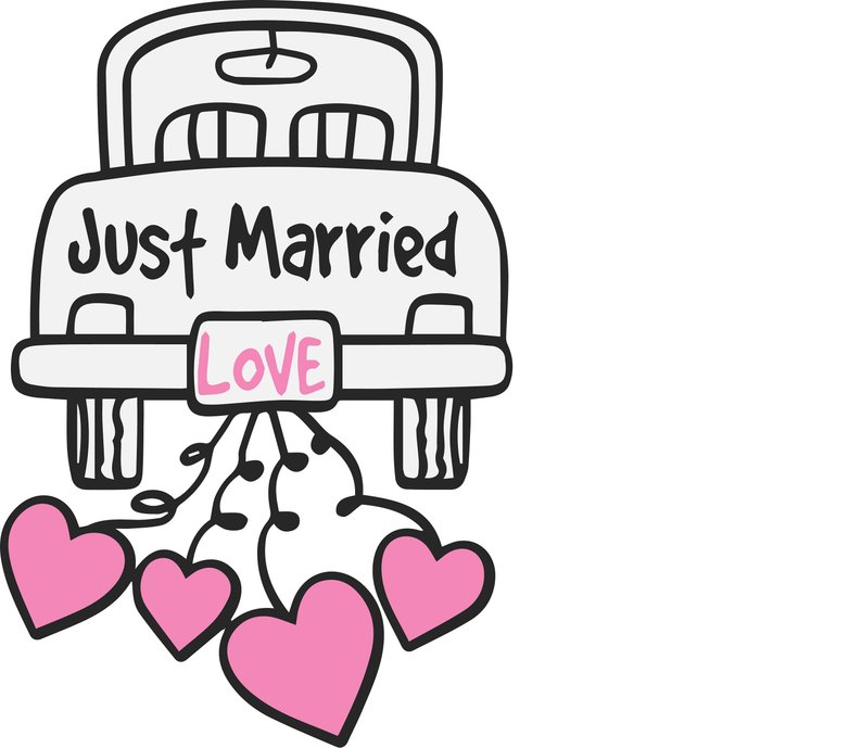 Just married картинки