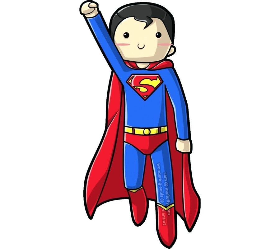 900x800 Superman Drawing