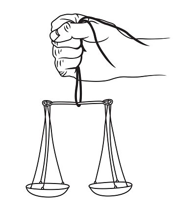 400x430 Justice Scale Premium Clipart