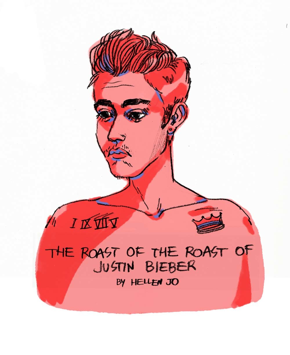 1000x1223 an illustrated trek through the comedy central roast of justin