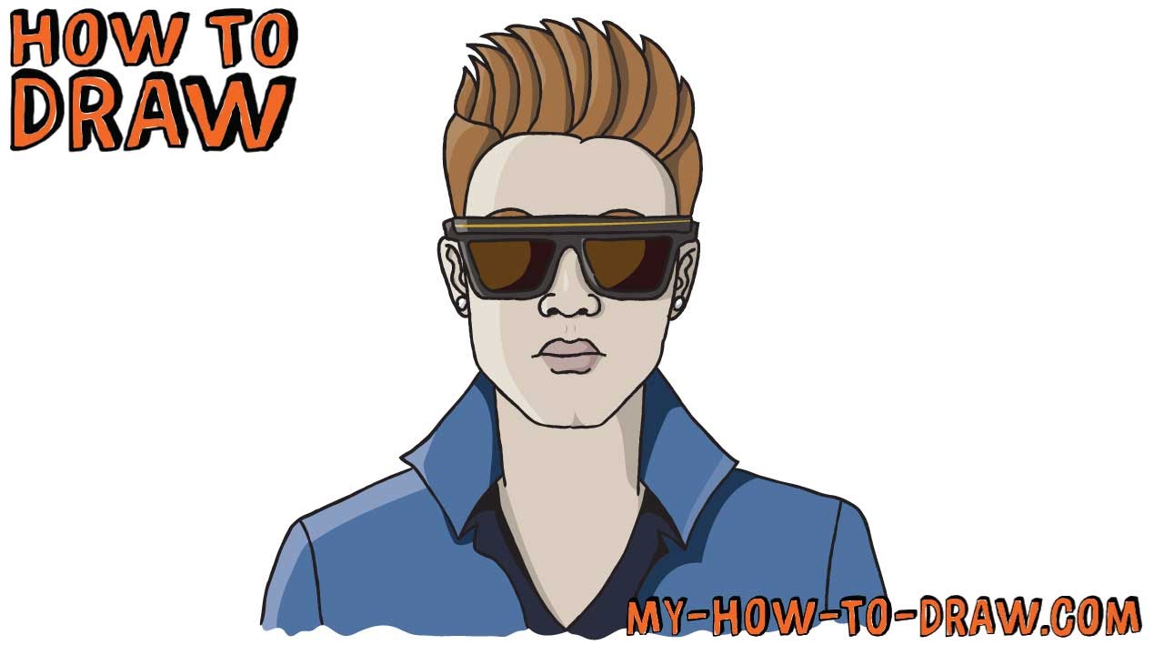 1280x720 How To Draw Justin Bieber