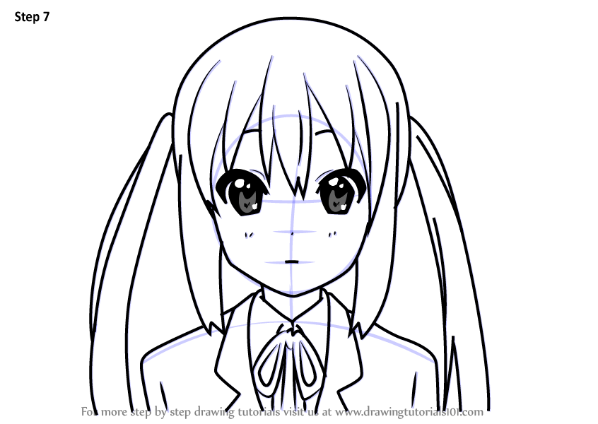 846x600 Learn How To Draw Azusa Nakano From K On!!
