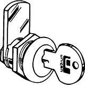 342x342 kaba ilco j mail box cam lock, nickel