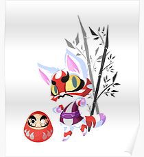 210x230 kabuki drawing posters redbubble