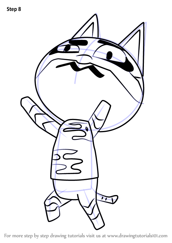 600x846 learn how to draw kabuki from animal crossing