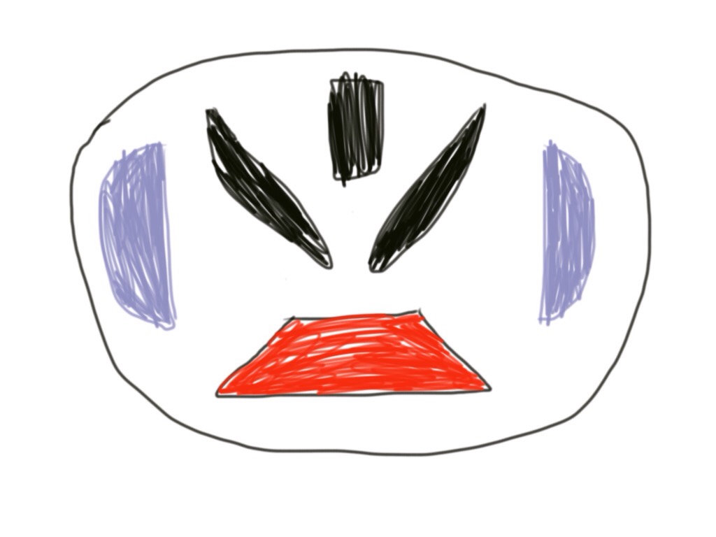 1024x768 Spacekabuki Mask Weasyl