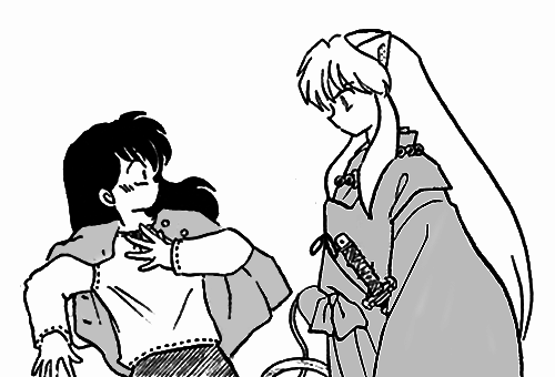 500x340 inuyasha and kagome via tumblr on we heart it