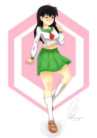 320x453 to finish off this week of fandom is kagome from inuyasha one