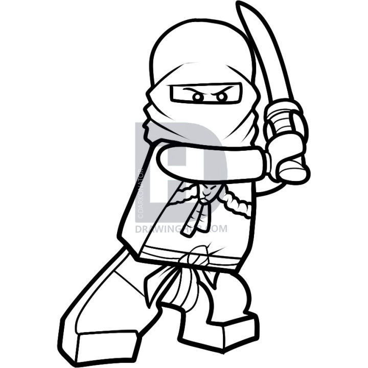 720x720 How To Draw K Kai Ninjago, Step