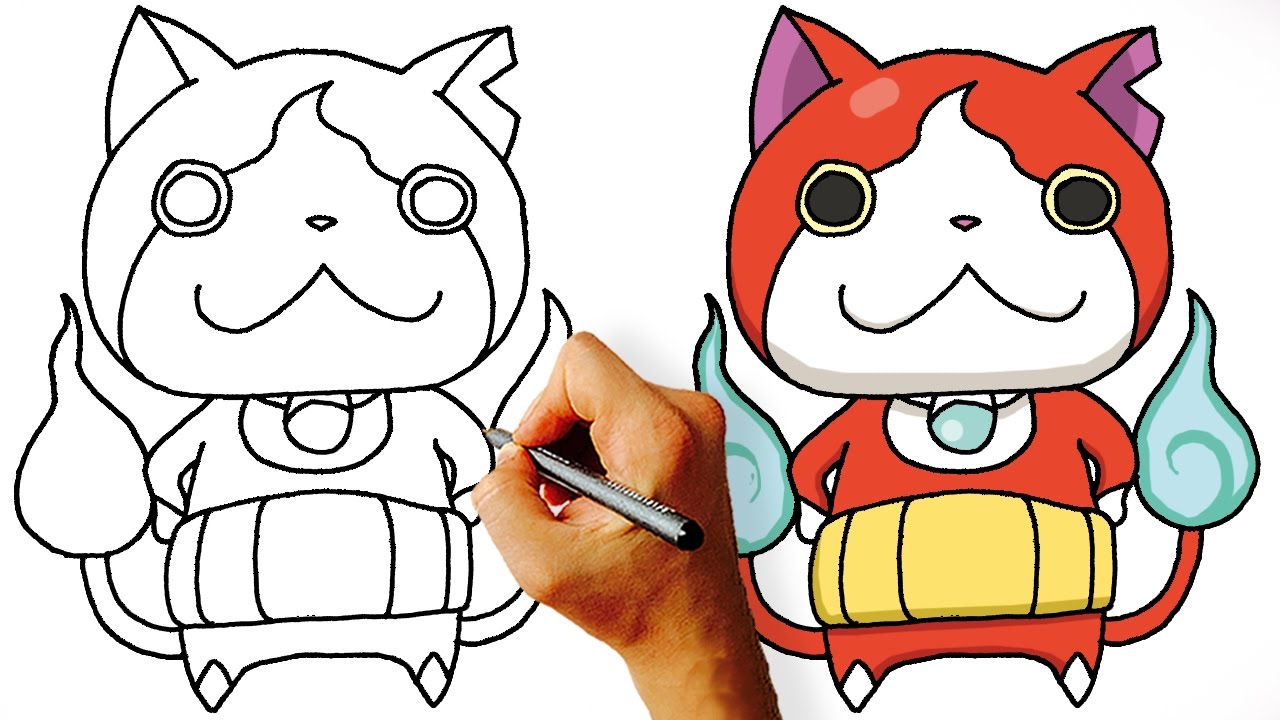 1280x720 How To Draw Jibanyan