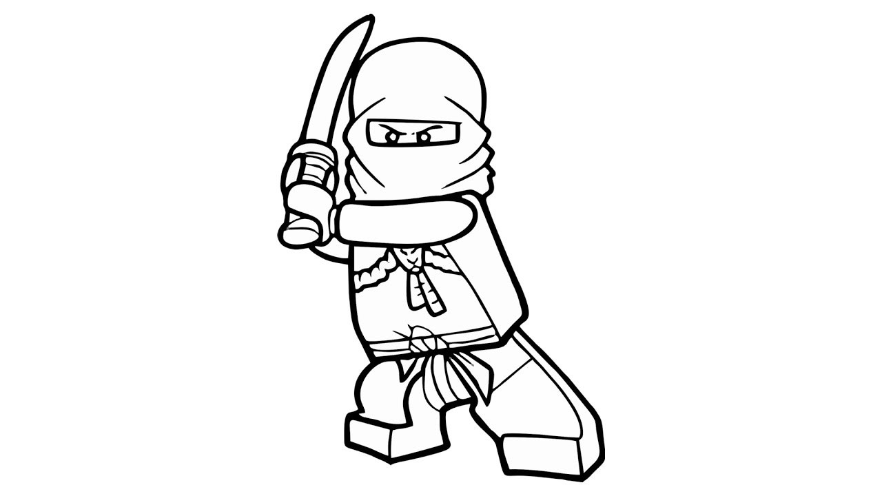 1280x720 How To Draw Lego Ninjago Kai Jegger