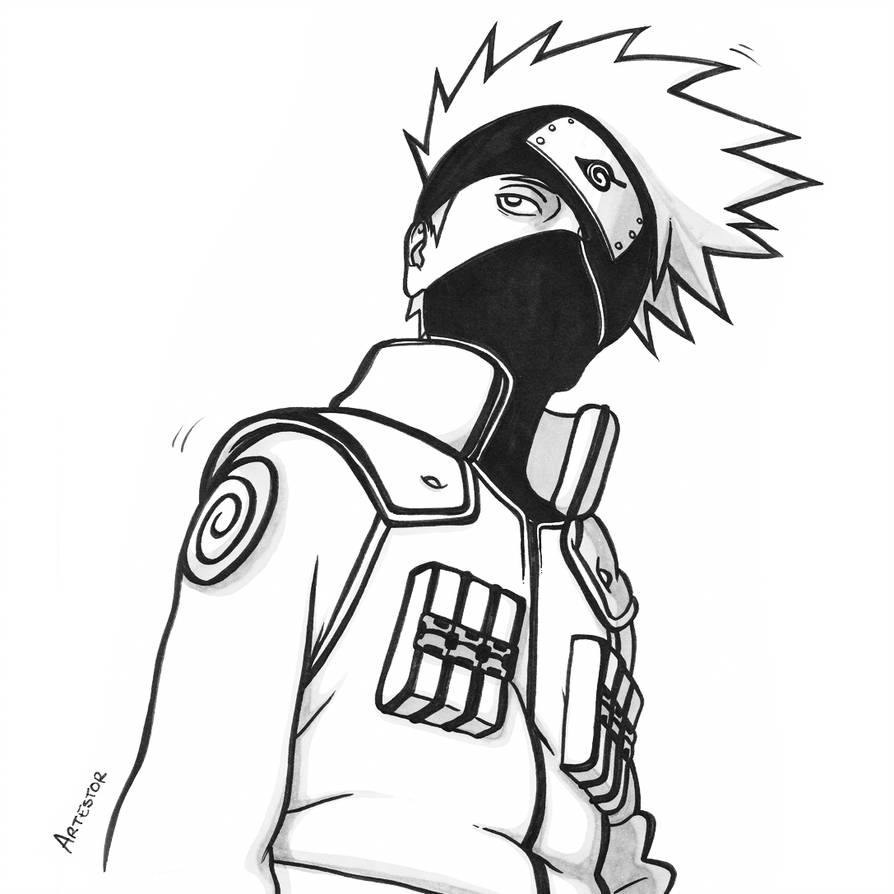 Kakashi Hatake Drawing | Free download on ClipArtMag