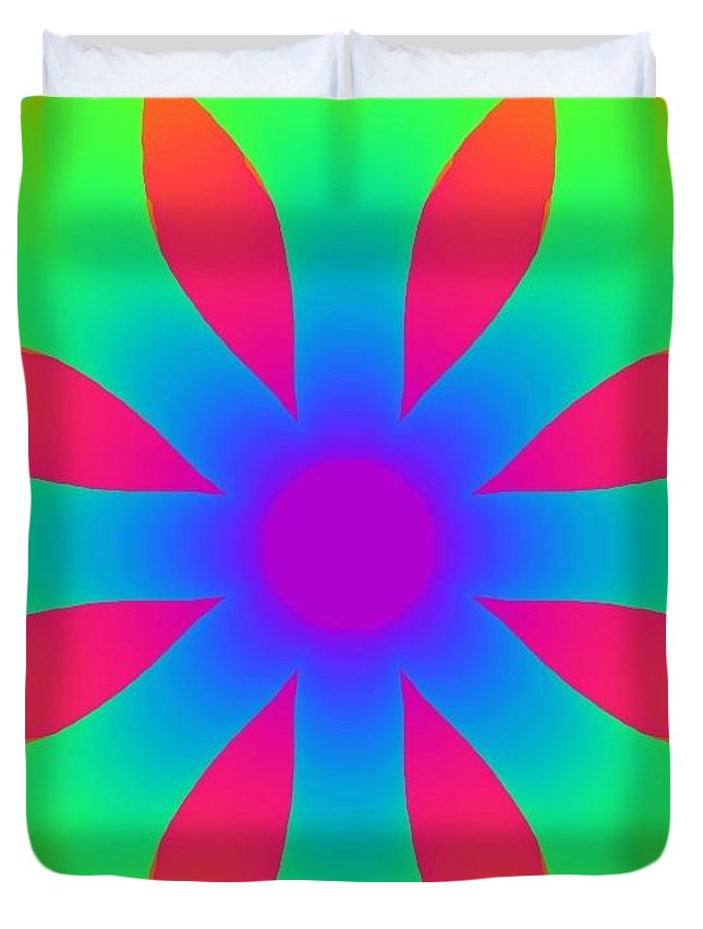 645x853 kaleidoscope drawing duvet cover for sale