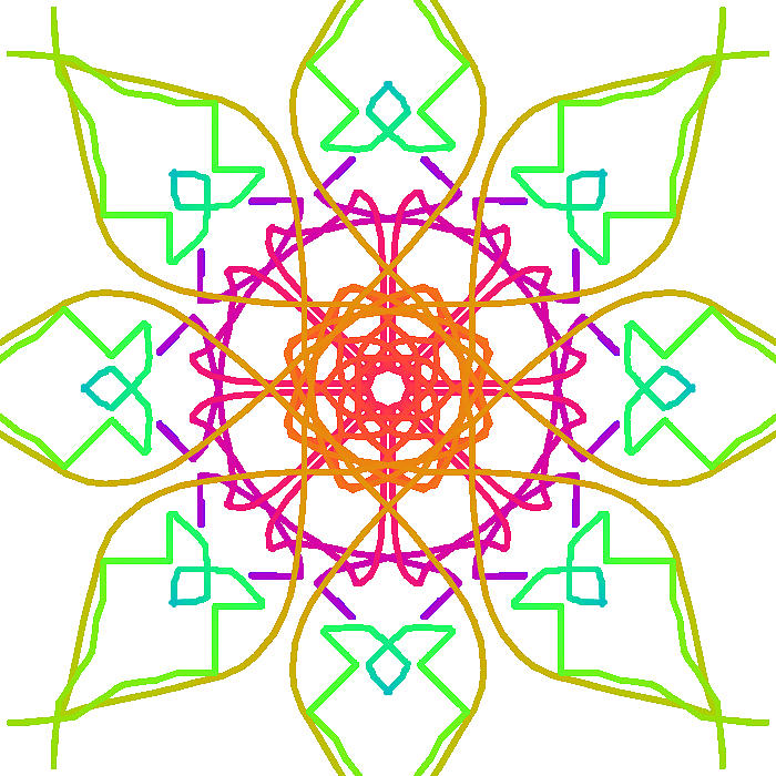 700x700 kaleidoscope drawing painting