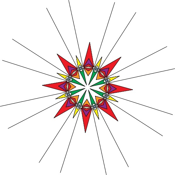 600x600 kaleidoscope clip art free vector in open office drawing