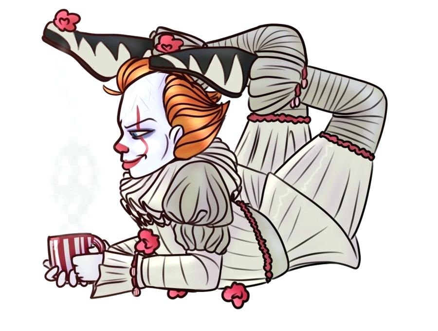 900x680 Pennywise The Clown Drawing