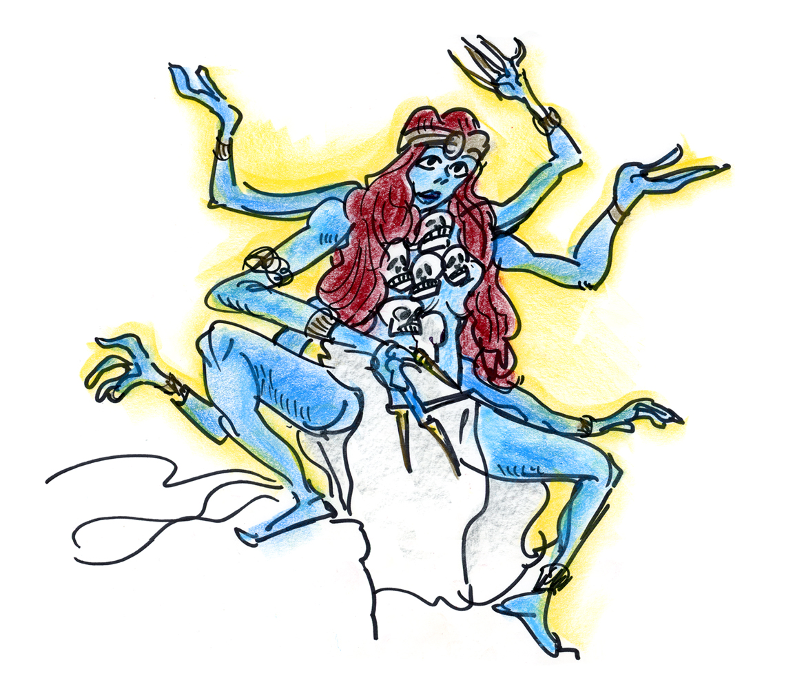 1167x1000 hannahhan kali and ganesh