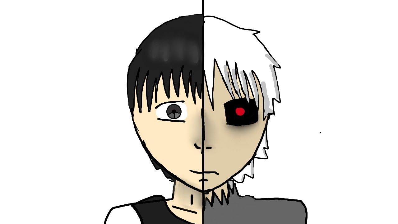 1280x720 speed draw kaneki ken