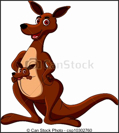 Kangaroo Cartoon Drawing