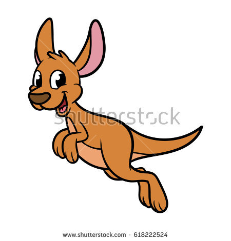 450x470 Kangaroos Cartoon