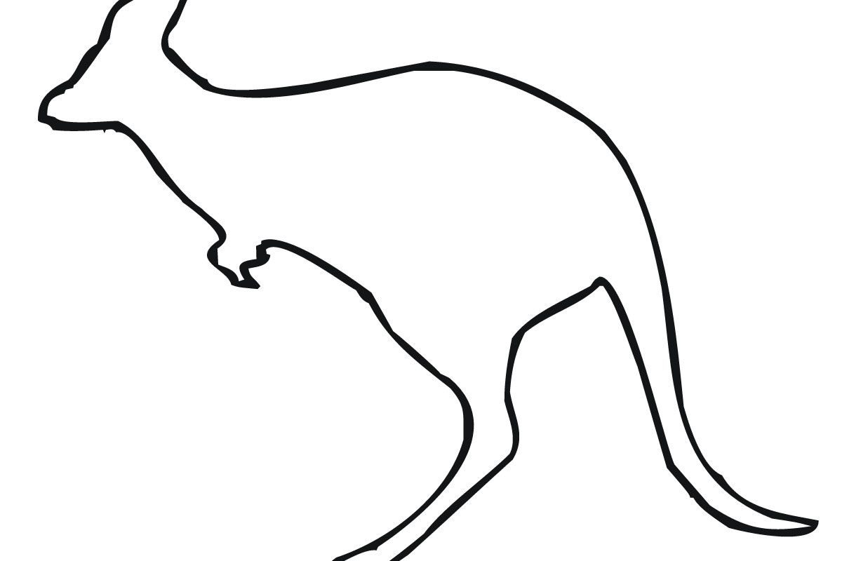 Kangaroo Drawing For Kids | Free download on ClipArtMag