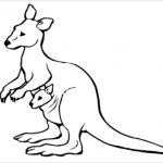 150x150 Kangaroo Drawing Outline Line Drawing Of A Kangaroo At Getdrawings