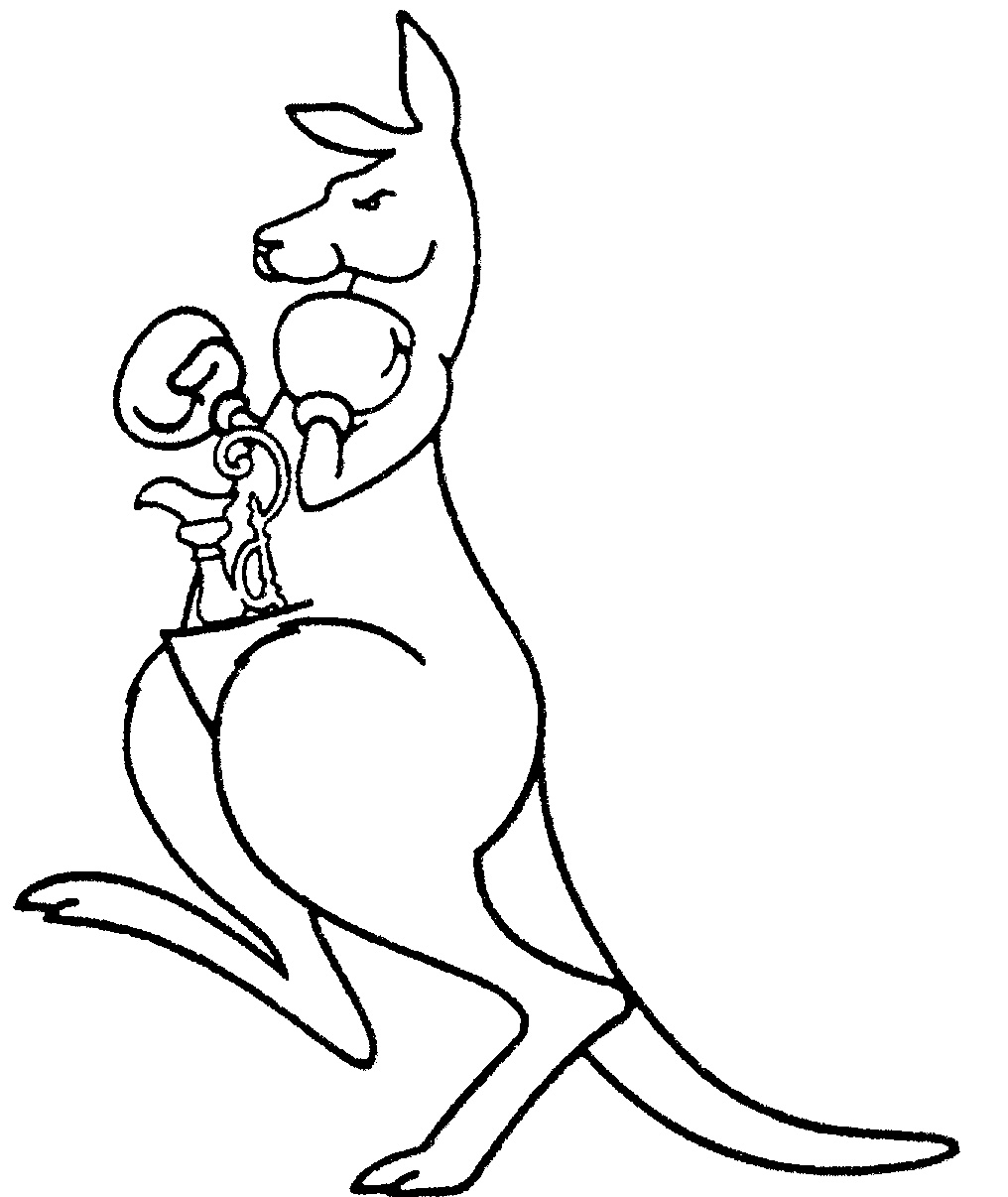 Kangaroo Rat Drawing