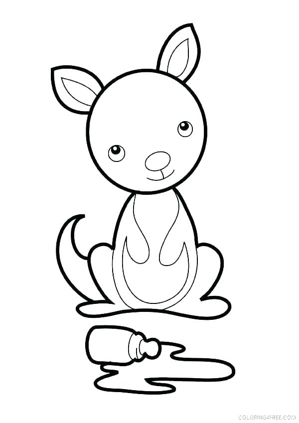 600x849 Kangaroo Pictures To Color Rat Coloring